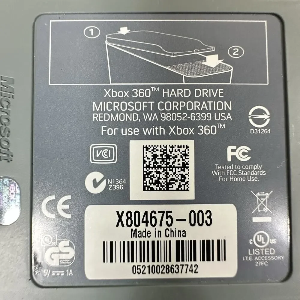 OEM Microsoft Xbox 360 Hard Drive HDD Tested Working Genuine OEM Storage